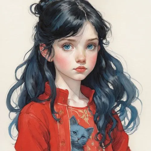 kommuna,zhiyuan,huayi,girl portrait,yanzhao,jiaying,Illustration,Paper based,Paper Based 17