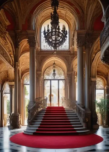 dolmabahce,royal interior,europe palace,crown palace,foyer,entrance hall,llotja,ritzau,villa cortine palace,alcazar of seville,residenz,palacio,palazzo,hallway,the royal palace,entranceway,corridor,grand master's palace,ballroom,villa balbianello,Photography,Black and white photography,Black and White Photography 09