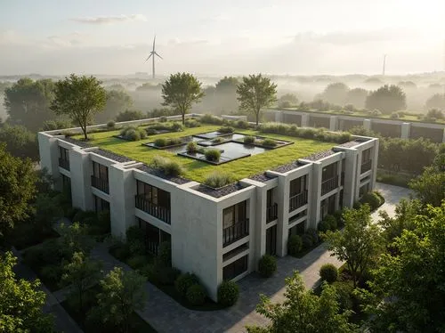 ecovillages,greentech,europan,residentie,3d rendering,cohousing,residential,ecovillage,wolfsburg,new housing development,wageningen,cube stilt houses,passivhaus,cleantech,ecotech,engro,renewable enegy,envirocare,architektur,roof garden