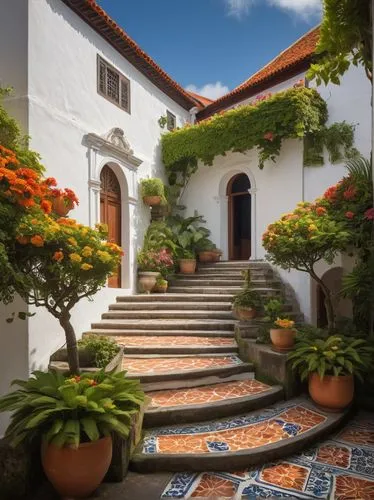 spanish tile,funchal,courtyards,patios,santa barbara,hacienda,courtyard,patio,terracotta tiles,paraty,cortile,olinda,azores,azorean,cloistered,sintra,madeira,canary islands,cascais,porticoes,Photography,Documentary Photography,Documentary Photography 17