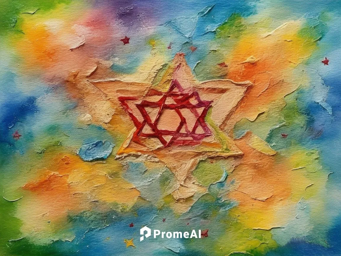 painted magen david 2024,merkabah,star of david,tetragramaton,tetragrammaton,hexagram,kabbalistic,yantra,metatron's cube,chakra square,six pointed star,six-pointed star,mantra om,pentangle,nakshatras,