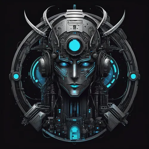 robot icon,biomechanical,cybernetics,bot icon,cyborg,steam icon,robotic,cyber,echo,machine,robot,machines,robot eye,humanoid,mech,steam logo,mecha,sci fiction illustration,mechanical,android icon,Illustration,Black and White,Black and White 09