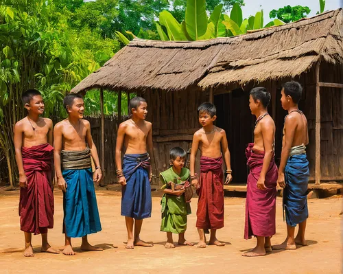 kandyan dance,nomadic children,siem reap,myanmar,cambodia,anmatjere women,aborigines,nomadic people,burma,laos,primitive people,bangladeshi taka,sri lanka lkr,chippiparai,indigenous culture,mridangam,lethwei,afar tribe,mud village,river of life project,Illustration,Paper based,Paper Based 26