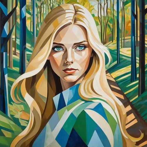 girl with tree,galadriel,jasinski,margairaz,margaery,blonde woman,vasilisa,the blonde in the river,glorfindel,biophilia,welin,forest background,veruschka,david bates,gromova,oil painting on canvas,oil painting,young woman,mirkwood,portrait of a girl,Art,Artistic Painting,Artistic Painting 45