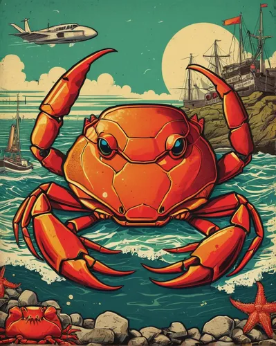 crab 2,crab 1,crab boil,crab,crab soup,crabs,rock crab,crab cutter,crustacean,the beach crab,dungeness crab,square crab,crustaceans,north sea crabs,snow crab,crab violinist,maine,sea food,seafood,king crab,Illustration,American Style,American Style 10