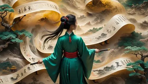 kunqu,hanfu,mulan,sanxia,guqin,oriental painting,yi sun sin,seimei,xiaojian,rongfeng,wenzhao,wenhao,japanese art,wudang,yanzhao,qibao,xufeng,yuexiu,jingqian,sizhao,Photography,General,Fantasy