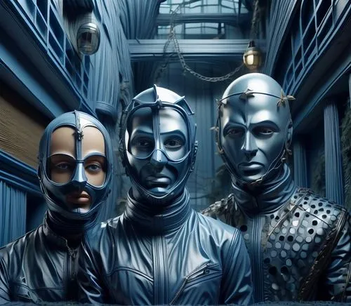 cybermen,jabbawockeez,automatons,farscape,lacedaemonians,ladytron