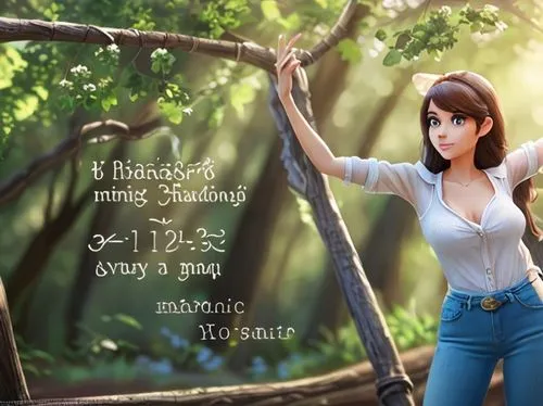 vietnamese dong,fairy tale character,disney character,3d fantasy,background image,countrygirl,forest background,children's background,action-adventure game,cd cover,fantasy picture,landscape backgroun