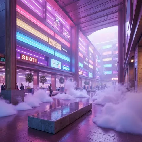 cloudstreet,vapor,cloudmont,cotton candy,3d render,paper clouds,render,cloud roller,volumetric,skyways,virtual landscape,fantasy city,cloud play,westfields,vaporware,shimbashi,vapor trail,malls,voxels,hyperreality