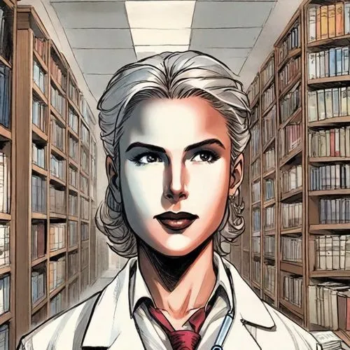 female doctor,librarian,theoretician physician,cartoon doctor,doctor,researcher,pharmacy,medicine icon,pharmacist,dr,medical icon,physician,pathologist,biologist,scientist,bookkeeper,bookcase,library 