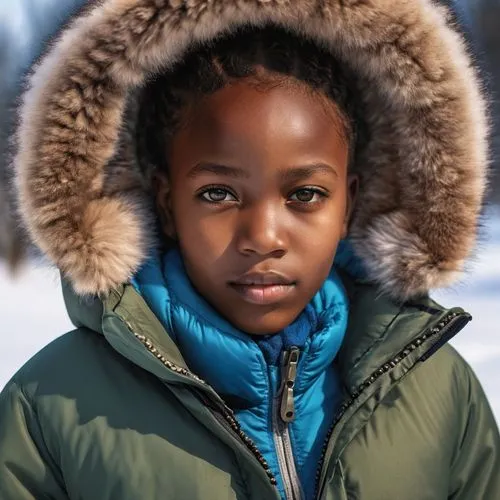 eskimo,laraque,parka,juliani,young girl,haitian,Photography,General,Realistic