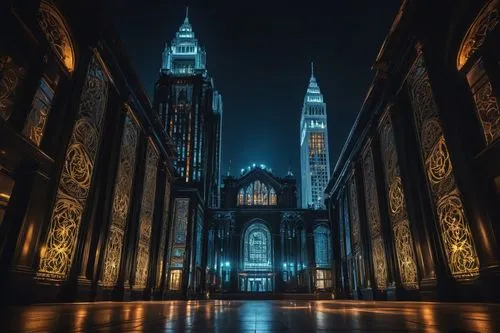 duomo di milano,haunted cathedral,makkah,duomo,theed,gothic church,cathedral,the black church,klcc,black church,castlevania,gotham,tarawih,blue mosque,kuala lumpur,mekka,cathedrals,masjid nabawi,kaaba,hogwarts,Illustration,Realistic Fantasy,Realistic Fantasy 36