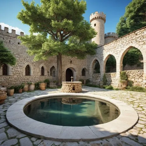 masseria,courtyard,inside courtyard,provencal,templar castle,trullo,Photography,General,Realistic