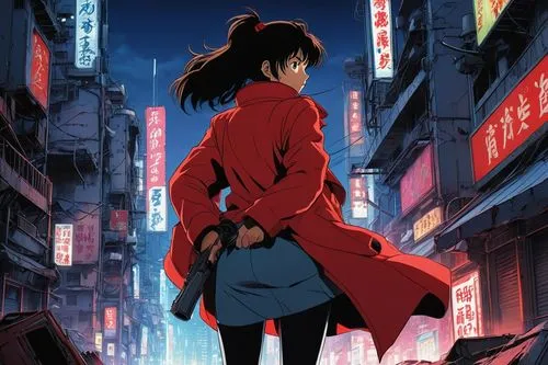 akira,ryoko,sango,champloo,misato,shakugan,kon,kanno,kaneda,ayano,red coat,inuyasha,minako,suzumiya,asami,imagawa,mamozai,kunitachi,kurenai,flcl,Illustration,Japanese style,Japanese Style 14