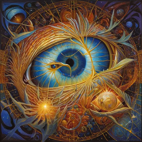 The Eye, The Hands and The Geometry of Life.,cosmic eye,spiral nebula,mantra om,dimensional,copernican world system,all seeing eye,fractals art,eye ball,zodiac,supernova,astral traveler,the universe,t