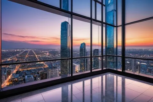 the observation deck,sky city tower view,glass wall,glass facades,observation deck,chicago skyline,structural glass,skyscapers,skydeck,glass panes,glass facade,penthouses,glass window,windows wallpaper,glass building,above the city,electrochromic,cityview,sears tower,willis tower,Illustration,American Style,American Style 15