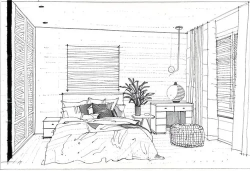 bedroom,guest room,coloring page,home interior,house drawing,line drawing,floorplan home,core renovation,modern room,japanese-style room,coloring pages,guestroom,renovation,bedroom window,renovate,apa