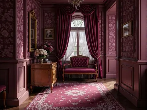 victorian room,ornate room,danish room,chambre,the little girl's room,enfilade,aubusson,parlor,victorian,victorian style,anteroom,bedchamber,doll's house,baccarat,bedroom,great room,vicomte,sitting room,royal interior,old victorian