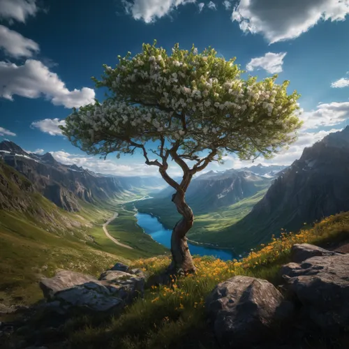 celtic tree,isolated tree,lone tree,flourishing tree,argan tree,rowan-tree,tree of life,rowan tree,small tree,landscape background,magic tree,a tree,upward tree position,larch tree,dragon tree,tree thoughtless,smaller tree,argan trees,birch tree background,green tree