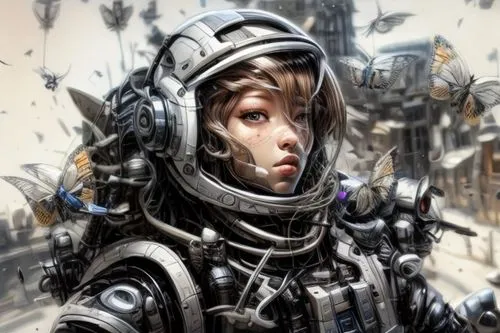 sci fiction illustration,cybernetics,sci fi,scifi,fallout4,biomechanical,lost in space,shepard,steampunk,sci - fi,sci-fi,sidonia,spacesuit,district 9,cyborg,science fiction,operator,aquanaut,fallout,robot in space