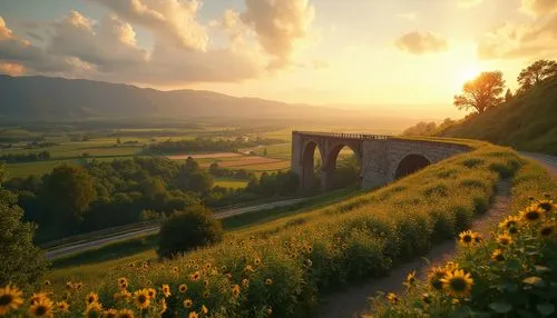 viaducts,tuscany,windows wallpaper,hobbiton,chmarossky viaduct,scenic bridge,viaduct,toscane,golden bridge,beautiful landscape,aqueducts,south tyrol,full hd wallpaper,nargothrond,alsace,auvergne,landscapes beautiful,eastern switzerland,hohenzollern bridge,summer solstice,Photography,General,Realistic