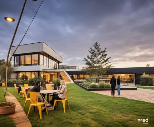 BLACK THEME, BLACK EXTERIOR CLADDING,mid century house,modern house,outdoor dining,eco hotel,mid century modern,dunes house,modern architecture,termales balneario santa rosa,smart home,outdoor table a