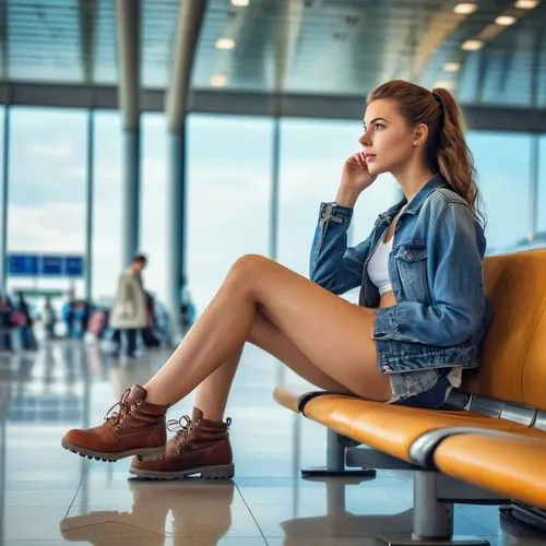 travel woman,girl sitting,airports,woman sitting,travel insurance,woman's legs,airline travel,webjet,sheremetyevo,travelzoo,euroairport,berlin brandenburg airport,women's legs,layovers,cityhopper,airfares,airport,aeroports,vnukovo,aeroport,Photography,General,Realistic