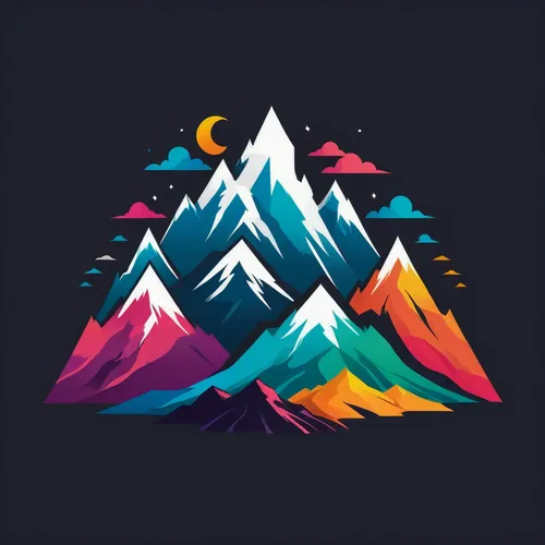 mountains,mountain,mountain slope,dribbble,moutains,mountain peak,mountain world,high mountains,snowy peaks,gradient effect,mountain scene,dribbble icon,snow mountains,peaks,mountain range,moutain,spotify icon,snow mountain,mountainside,mountain ranges,Unique,Design,Logo Design