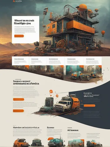 cargo containers,shipping containers,container freighter,shipping container,landing page,concrete plant,wordpress design,container cranes,mining facility,construction equipment,fleet and transportation,bucket wheel excavators,development concept,industries,web mockup,construction vehicle,infographic elements,concrete ship,depot ship,rust truck,Illustration,Realistic Fantasy,Realistic Fantasy 28