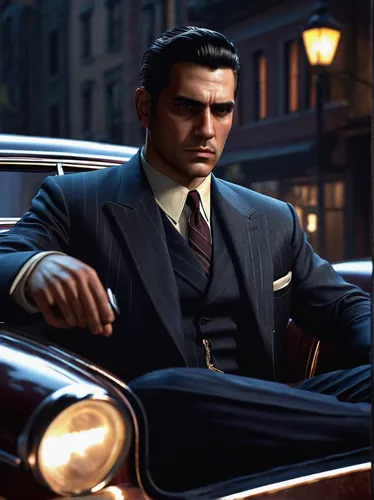 mafia,gentleman icons,gentlemanly,businessman,business man,men's suit,spy,al capone,packard patrician,mobster car,godfather,black businessman,mobster,gentlemen,classic cocktail,spy visual,vesper,cadillac de ville series,detective,gangstar,Photography,Fashion Photography,Fashion Photography 21