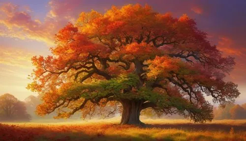 autumn tree,colorful tree of life,autumn background,deciduous tree,autumn landscape,arbol,fall landscape,flourishing tree,maple tree,autumn trees,watercolor tree,colors of autumn,autumn scenery,oak tree,painted tree,autumn idyll,brown tree,magic tree,seasonal tree,light of autumn,Conceptual Art,Daily,Daily 32