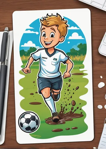 kids illustration,soccer player,clipart sticker,scrapbook clip art,game illustration,summer clip art,coloring pages kids,children's soccer,footballer,clipart cake,bolt clip art,playmat,clip art 2015,clip art,coloring picture,youth sports,children drawing,game drawing,draw well,futebol de salão,Unique,Design,Sticker