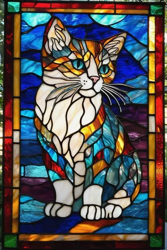 stained glass,stained glass window,stained glass pattern,mosaic glass,calico cat,stained glass windows,oktoberfest cats,aegean cat,cat european,glass painting,tiger cat,a tiger,cat frame,cat,chinese pastoral cat,cat image,colorful glass,catrín,katz,bengal,Unique,Paper Cuts,Paper Cuts 08