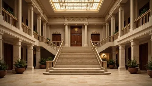 hallway,atriums,entrance hall,statehouse,corridor,foyer,capitol,hall of nations,royal interior,lobby,palladianism,atrium,corridors,europe palace,outside staircase,statehouses,empty interior,staircase,hotel hall,gpo