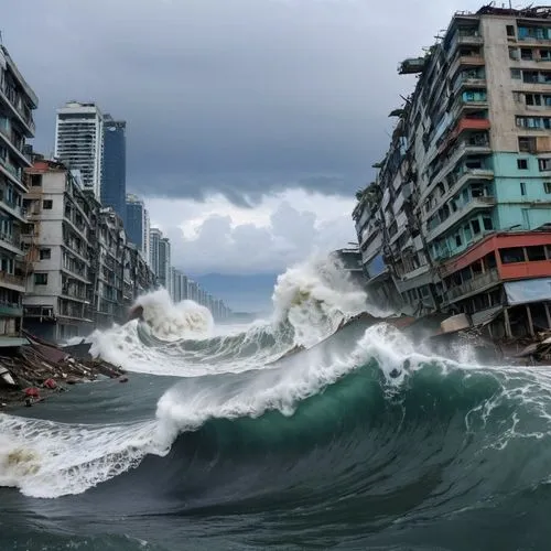 storm surge,tsunami,japanese waves,tidal wave,tsunamis,onde,Photography,General,Natural