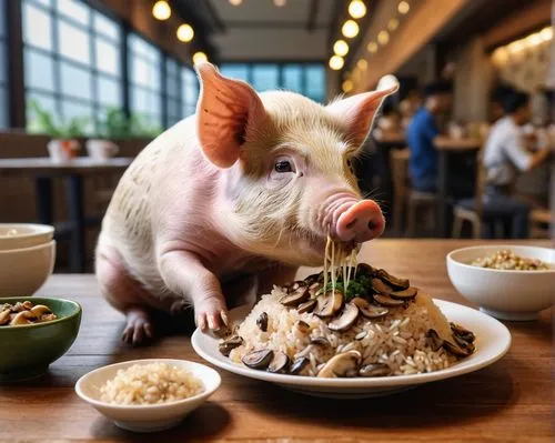 momofuku,braised pork rice,macrobiotic,mini pig,porc,umami,Photography,General,Natural