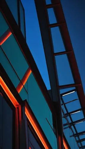 zollverein,glass facades,glass facade,njitap,glass building,structure silhouette,opaque panes,flavin,colorful facade,tschumi,enernoc,girders,blue hour,neon sign,glass wall,data center,light trail,bauhaus,sony alpha 7,row of windows,Illustration,Realistic Fantasy,Realistic Fantasy 24