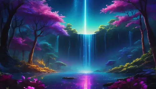 purple landscape,beautiful wallpaper,fairy world