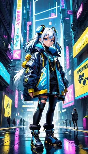 cyberpunk,vocaloid,hatsune miku,anime japanese clothing,harajuku,heavy object,shinjuku,anime 3d,would a background,shibuya,triggerfish-clown,tokyo city,persona,piko,cyber,hk,shinkiari,tokyo,tokyo ¡¡,aqua,Anime,Anime,General