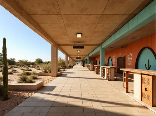 arcosanti,breezeway,midcentury,dunes house,cocopah,patios,mid century modern,walkway,narthex,marfa,neutra,underpasses,amanresorts,courtyards,mid century house,earthship,desert landscape,hohokam,desert desert landscape,tohono