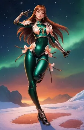 asuka langley soryu,celtic queen,siryn,rumiko,ouanna,giganta,Illustration,Paper based,Paper Based 01