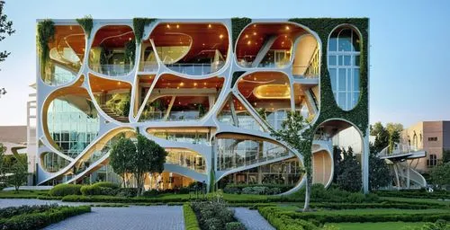 hotel w barcelona,morphosis,cubic house,masdar,kaust,interlace