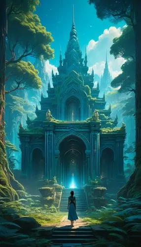 ghibli,studio ghibli,sanctum,fantasia,shrine,beautiful wallpaper,miyazaki,kinkade,castlevania,3d fantasy,fantasy landscape,background design,fantasy picture,portal,schierstein,yamatai,labyrinthian,anjuna,cartoon video game background,yazaki,Photography,General,Fantasy