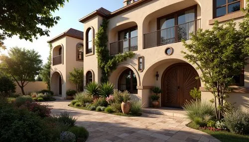 townhomes,3d rendering,courtyards,exterior decoration,townhome,stucco frame,xeriscaping,stucco wall,luxury home,landscaped,hovnanian,courtyard,rossmoor,driveways,gold stucco frame,render,beautiful home,sand-lime brick,landscaping,netherwood