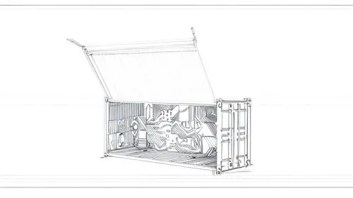 a container with the side open,vegetable crate,dog house frame,a chicken coop,chicken coop,dog crate,box-spring,container,shipping container,storage basket,container transport,door-container,will free