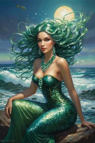 green mermaid scale,mermaid background,merfolk,the sea maid,emerald sea,mermaid,mermaid vectors,celtic woman,the zodiac sign pisces,believe in mermaids,rusalka,medusa,celtic queen,medusa gorgon,water nymph,emerald,the wind from the sea,siren,mermaid scale,sea fantasy,Illustration,Realistic Fantasy,Realistic Fantasy 33