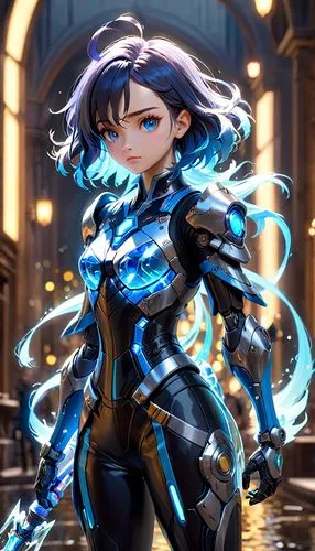 nova,winterblueher,cg artwork,sapphire,elza,fantasia,blue enchantress,goddess of justice,gentiana,artemisia,aqua,ganai,magna,monsoon banner,sigma,azure,mezzelune,indigo,blu,lux,Anime,Anime,Cartoon