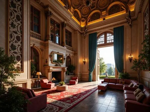 royal interior,dolmabahce,ritzau,foyer,villa cortine palace,ornate room,cliveden,nemacolin,entrance hall,casa fuster hotel,villa balbianello,grand hotel europe,gleneagles hotel,sitting room,hotel de cluny,lobby,venice italy gritti palace,hotel hall,chateau margaux,highclere castle