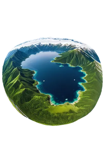 crater lake,terraformed,little planet,webgl,lake baikal,terraforming,supercontinent,planet earth view,earth in focus,volcanic crater,lensball,artificial islands,360 ° panorama,marimo,aaaa,floating islands,floating island,photosphere,geoid,landform,Illustration,Black and White,Black and White 09