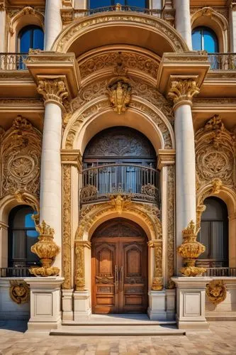 sheldonian,baglione,mirogoj,baroque building,western architecture,doorkeepers,camondo,rudolfinum,llotja,porticos,szeged,borromini,wooden facade,front door,budapest,front gate,bucharest,main door,vicenza,church door,Illustration,Japanese style,Japanese Style 13